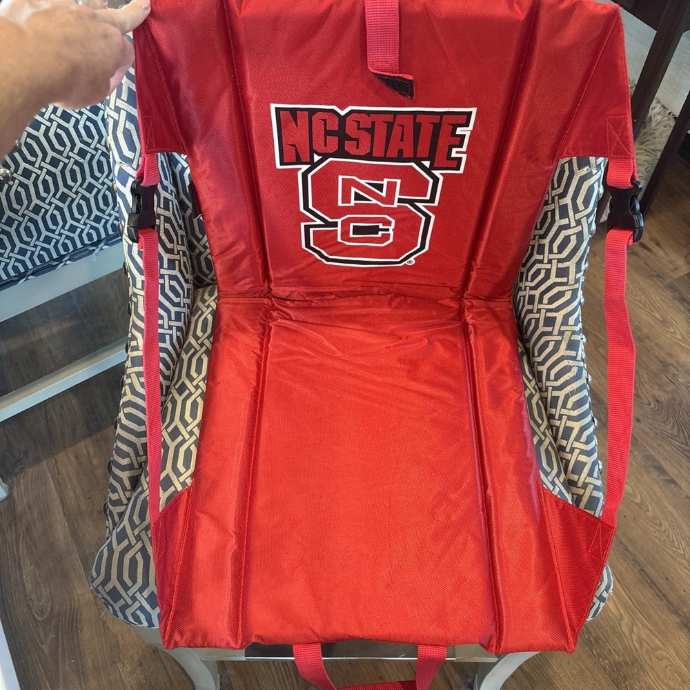 NC State Wolfpack Stadium Bleacher Seat Folding Cushion NCAA Football NCSU
